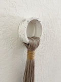 Concrete dip dyed wall hanging- Dipped Middle