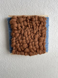 Woven Tile- Fluff-Sand and Blue