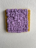 Woven Tile- Fluff-Lavendar and Mustard