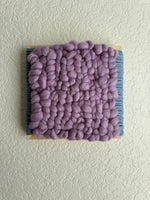 Woven Tile- Fluff- Light Blue and Light Purple