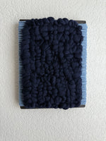 Woven Tile 9x12 - Fluff - Light Blue and Indigo