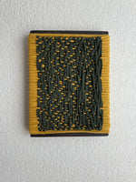 Woven Tile 9x12 - Spaced - Mustard and Green