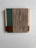 Woven Tile- Layered Twin, Rust and Green