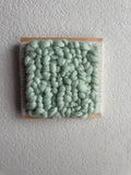 Woven Tile- Fluff- Mint and White
