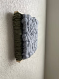 Woven Tile- Fluff-Light blue and Green