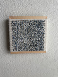 Woven Tile- Blue and White