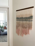 Abstract Dip Dyed Wall Hanging-Down by the Lakes #1