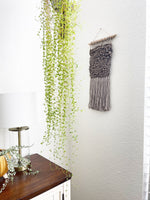 Light Green Textured Woven Wall Hanging