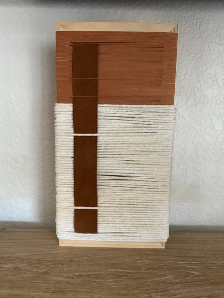 Woven Tile - String Theory- Suede and Beige #2