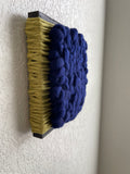 Woven Tile- Fluff-Blue and Lime