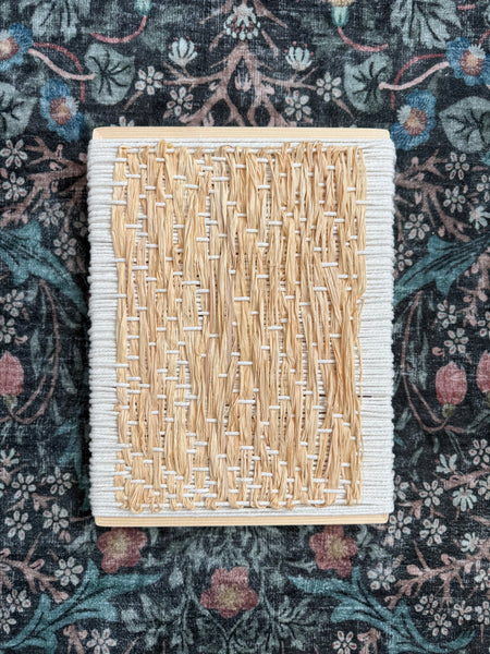 Woven Tile 9x12 - Raffia