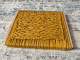 Woven Tile 9x12 - Mustard on Mustard