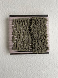 Woven Tile- Dark green and Dusty Purple