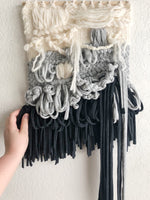 handmade woven wall hanging