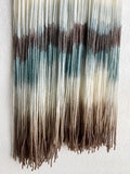 Dip Dyed Wall Hanging-blues/brown