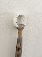 Concrete dip dyed wall hanging- Dipped Ends